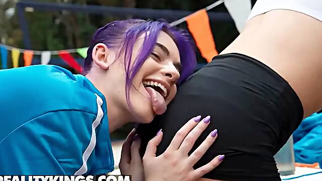 Reality kings - spiraling spirit heats up with a blowjob and a picnic table screw before the race