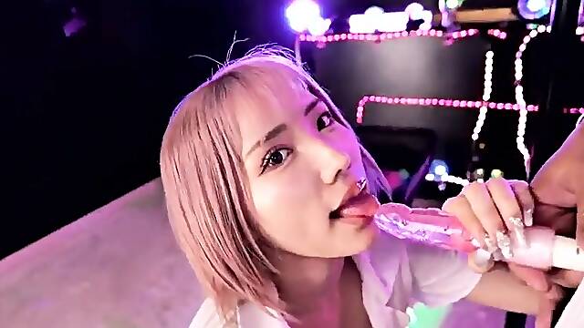 Horny asian teen sexy solo play