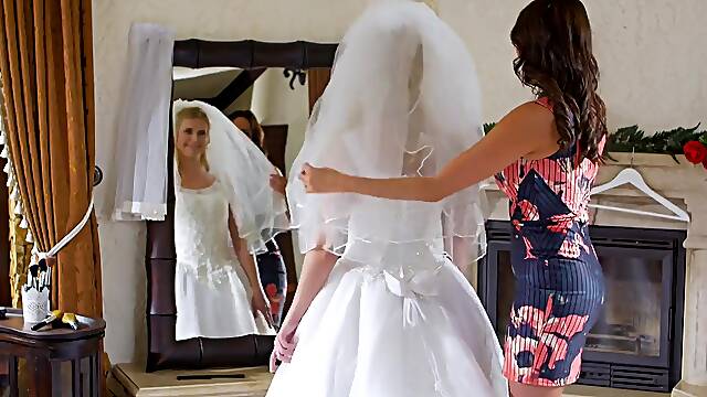 Bionda Vestitino, Damigella Sposa, Trans Scopa Sposa