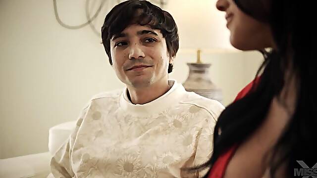 Stepmom And Stepson Couple Up