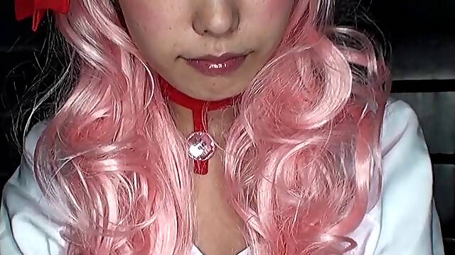Chika wears hot costumes while giving amazing blowjobs
