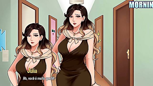 Palace Chores #17: Sexual training with my step-aunt-in-law