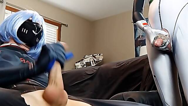 Super-cute costume play Femboys ravage and Facial!