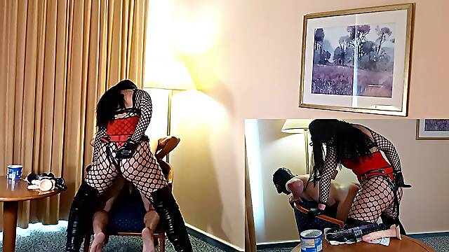 Fucked Hard with the Strapon